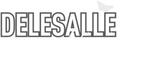 Logo Delesalle publicité blanc transparent